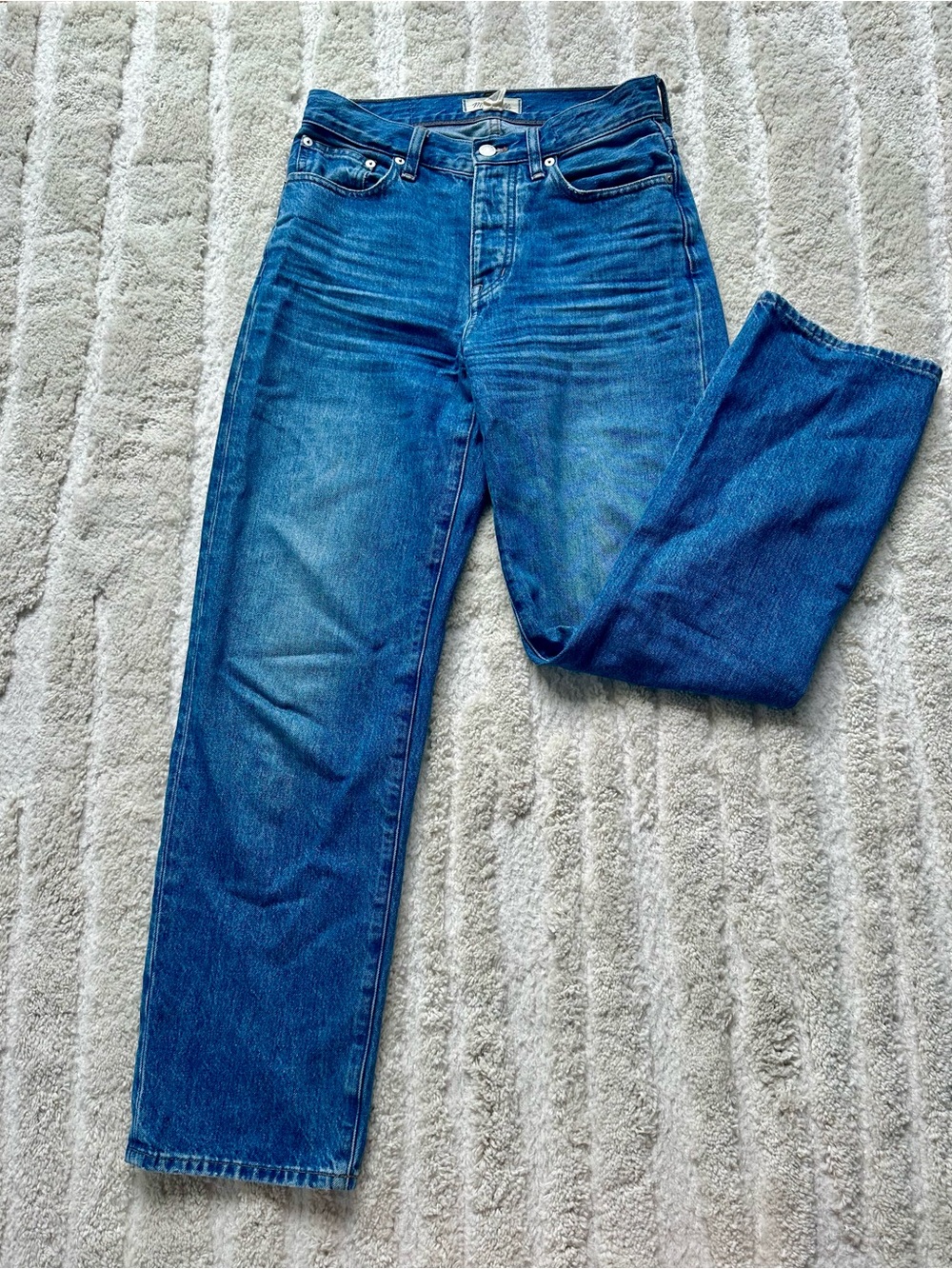 Madewell Low-Slung Straight Jeans